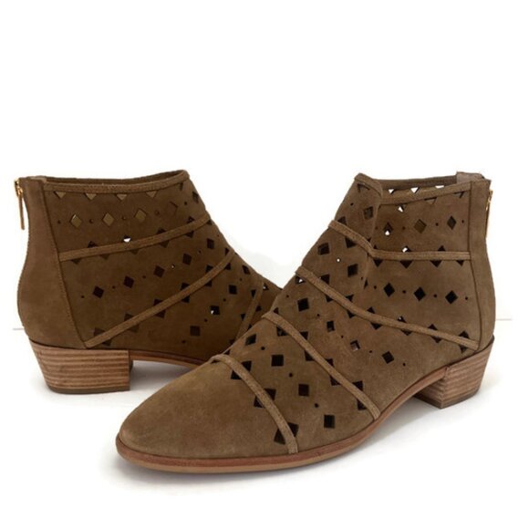 Michael Kors Shoes - Michael Kors Uma Perforated Flat Bootie